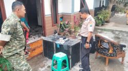 Sinergi TNI-Polri, Babinsa Koramil 03 Tegalampel dan Polsek Amankan TKP Kebakaran Rumah di Perum Tegalasri