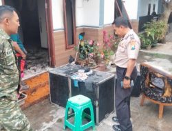 Sinergi TNI-Polri, Babinsa Koramil 03 Tegalampel dan Polsek Amankan TKP Kebakaran Rumah di Perum Tegalasri