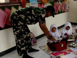 Dukung Generasi Sehat, Babinsa Penambangan Kawal Program Makan Bergizi Gratis Dari SPPG Curahpoh