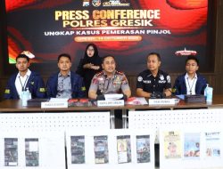Polres Gresik Gerak Cepat Amankan Sindikat DC Pinjol Fiktif di Lampung