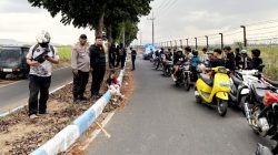 Respons Cepat Aduan 110, Polres Jember Amankan 21 Motor Balap Liar di Akses Bandara Notohadinegoro