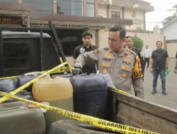 Polres Blitar Ungkap Kasus Dugaan Penimbunan 1.030 Liter BBM Bersubsidi